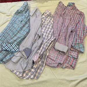 Men's Taylor Byrd Multi-Color Checkered Shirt Collection